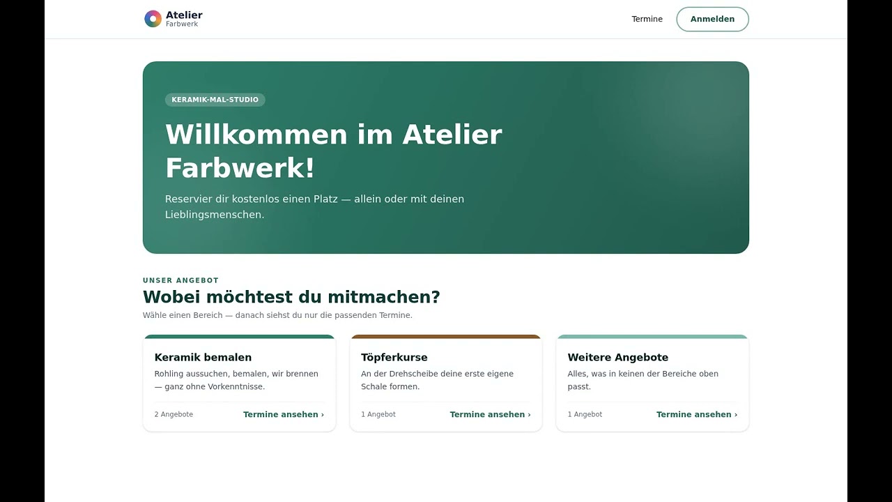 Vorschaubild: Dein Studio in 5 Minuten einrichten (Assistent, Farbwelten, Logo)