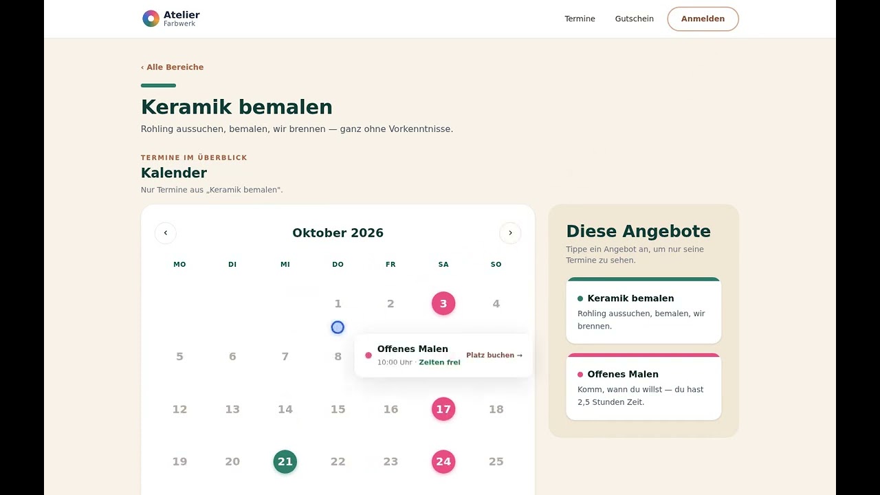 Vorschaubild: Termine feinsteuern – Ferien, Uhrzeiten, verschieben, löschen